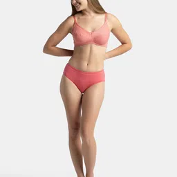 Jockey Wirefree Non-Padded Super Combed Cotton Medium Coverage Everyday Bra -1615 image 2