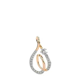 VALANOVA 14K White Gold Certified 0.21Ct Lab Grown Diamond Pendant-image-82