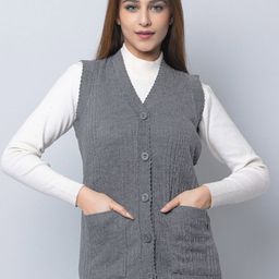 Hifzaa Women Woollen Cardigan-picture-12
