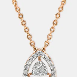 Maiora Trilogy Diamond Pendant 14K Rose Gold-image-30