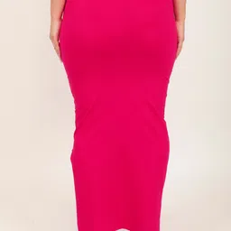 Hill Islands Extra Plus Size Pure Cotton Lycra Sweat Absorbent Ethnic Saree Shapewear image 3