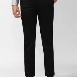Peter England Casuals Men Solid Slim Fit Formal Trousers-picture-22