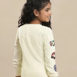 Kids Ville Girls Printed Relaxed Fit Tshirts image 5