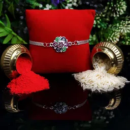 DeoDap Unisex Rakhi Gift Set with Silver Coin, Chocolates & Greeting Card-picture-36