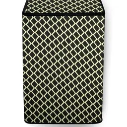 The Furnishing Tree Washing Machine Cover Check Coffee Compatible for Whirlpool 6.5 Kg Fully-Automa-picture-17