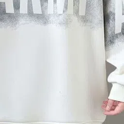 StyleCast x Revolte Printed Round Neck Drop-Shoulder Sleeves Oversized Sweatshirt image 3