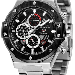 FORSINING Men Dial & Stainless Steel Straps Analogue Watch FSG6914M4S1 image 5