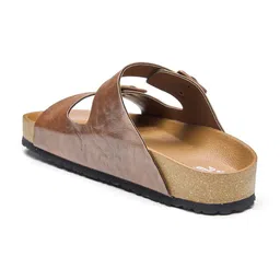 The Roadster Lifestyle Co. Men Comfort Stylish Dual Strap Buckle Design Sandals image 4