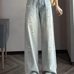 StyleCast x Revolte Women Relaxed Fit Mid Rise Clean Look Light Fade Stretchable Jeans-picture-36