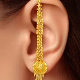 Luv Fashion Floral Ear Cuff Earrings image 3