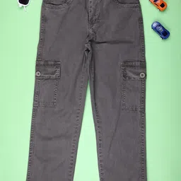 V-Mart Boys Regular Fit Mid-Rise Light Fade Stretchable Jeans-picture-56