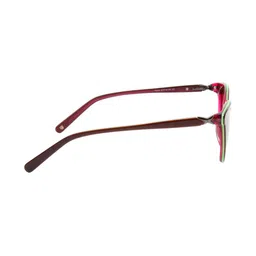 Ted Smith Women Brown Lens & Red Cateye Sunglasses with image 2