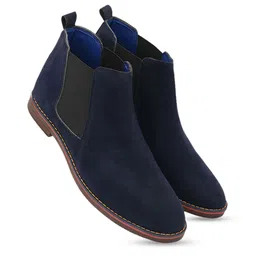 LEEPEETER Men Casual Block-Heeled Chelsea Boots image 5