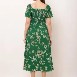 TRUSTROW Floral Print Puff Sleeve Dress image 5