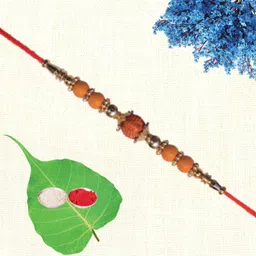 wagwan Designer 20RKH-I-20MG568 Plastic (PVC) Chawal Roli Pack, Rakhi, Mug Set image 3