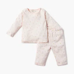 Juniors by Babyshop Girls Graphic Printed Pure Cotton T-shirt With Pyjama-picture-28