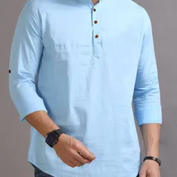 ZELINCO Men Thread Work Kurta-picture-17