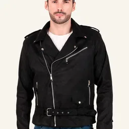Leather Retail Men Suede Biker Jacket-picture-30