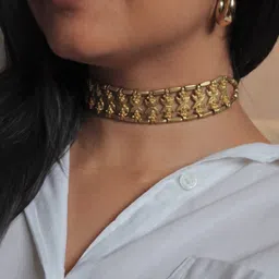 Studio Anviksha Elegance Choker Statement Necklace-picture-43