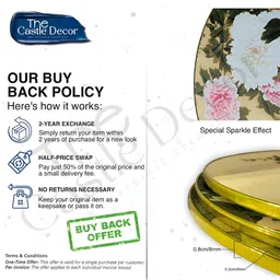 The Castle Decor White & Red 3 Pieces Abstract Sparkle Wooden Wall Art image 5