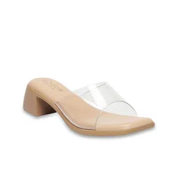 Monrow Fern Beige Block Heels-picture-47