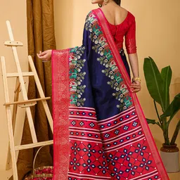 Panzora Woven Design Zari Kanjeevaram Saree image 3