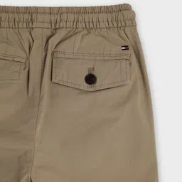 Tommy Hilfiger Boys Solid Regular-Fit Mid-Rise Flat-Front Trousers image 2