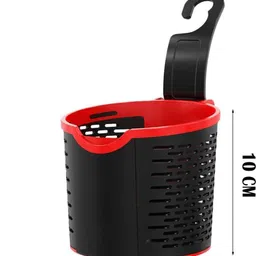 maties Multiuse Car Seat 3R Black/Red Convenient Basket For Extra Storage-243 Car Storage Bag & Bin image 3