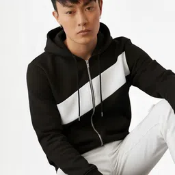 Try This Colourblocked Hooded T-shirt-image-63