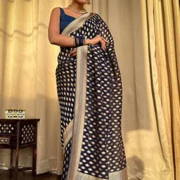 Dinesh Ethnic Traditional Wear Woven Design Zari Art Silk Handloom Banarasi Saree image 2