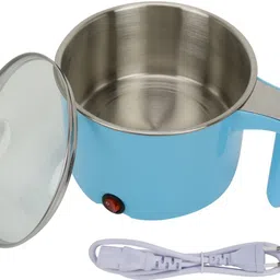 pratyang Portable Mini Multi-Cooker Hot Pot for Rice Steamer Egg Milk Boiler Soup Rice Cooker, Food Steamer, Travel Cooker, Egg Boiler, Egg Cooker image 2