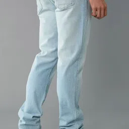 AMERICAN EAGLE OUTFITTERS Men Slim Fit Mid-Rise Light Fade Jeans image 3