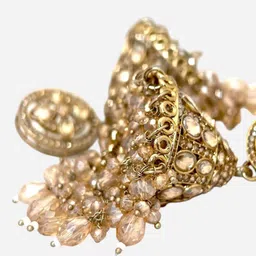 BFC - BUY FOR CHANGE Dome Shaped Alloy Jhumkas Earrings image 2