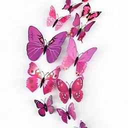 INDIAN ROYALS Pink & Purple Printed Self-Adhesive & Durable Wall Sticker-picture-17