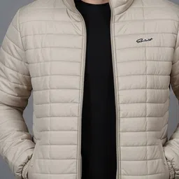 SPIRITTED Men Lightweight Puffer Jacket with Embroidered image 5