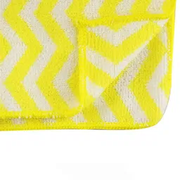 Kuber Industries 12-Pcs Yellow & Pink Printed Pure Cotton 250 GSM Face Towels image 2