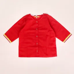 BownBee Boys Animal Printed Angrakha Pure Cotton Kurta with Dhoti Pants image 5