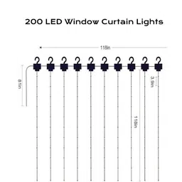 Bajaj Glimmer Led Curtain String Lights image 3