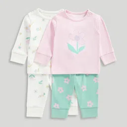 mothercare Girls Printed T-shirt with Pyjamas-image-32