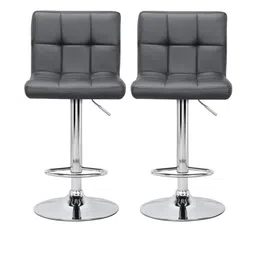 DOE BUCK Adjustable Leatherette Bar Stool Chair image 2