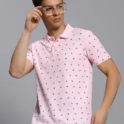 TIMBER HITCH Conversational Printed Polo Collar Cotton T-shirt-picture-20