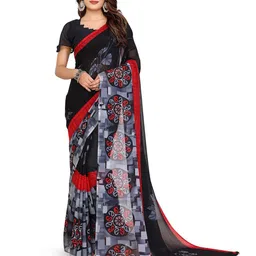 Moda Rapido Geometric Printed Saree-image-12