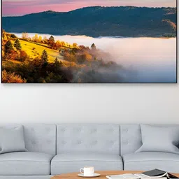 DEKORSTATION Green & White Floral And Botanical Canvas Wall Art-image-61