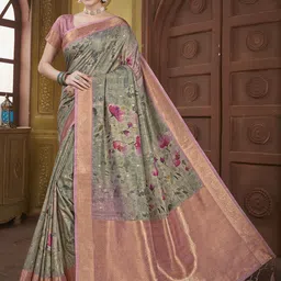 Dori Woven Design Zari Banarasi Saree-picture-38