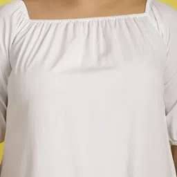 theRebelinme Off-Shoulder A-Line Midi Dress image 4