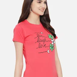 Tromko Women Typography Printed T-shirt image 3