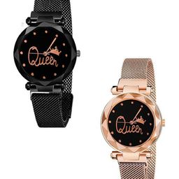 Miss Perfect Women Pack of 2 Round Dial Analogue Watches TrM91-picture-37