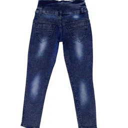 BAESD Girls Regular Fit Mid-Rise Clean Look Heavy Fade Stretchable Jeans image 2