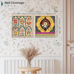 WALLLANE Set of 2 Abstract Wood Wall Art image 4