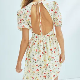 H&M Open-Back Cotton Dress image 4